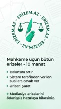 Erizem.az - Ərizəni özün yaz
