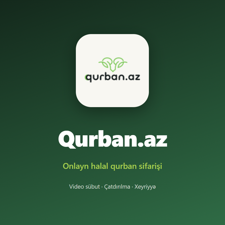 Qurban.az — Onlayn halal qurban sifarişi