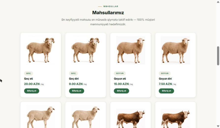 Qurban.az — Onlayn halal qurban sifarişi