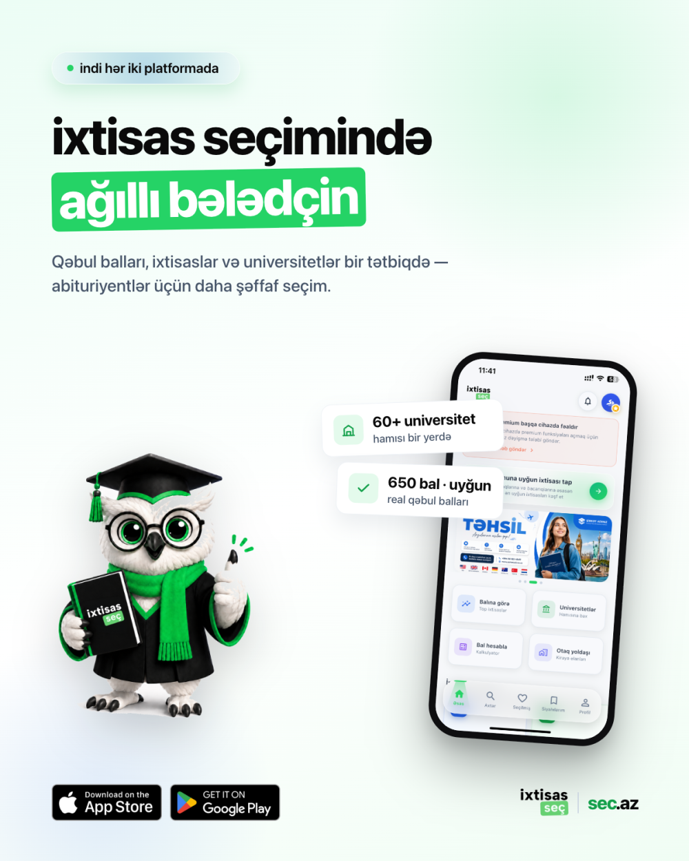 İxtisas Seç