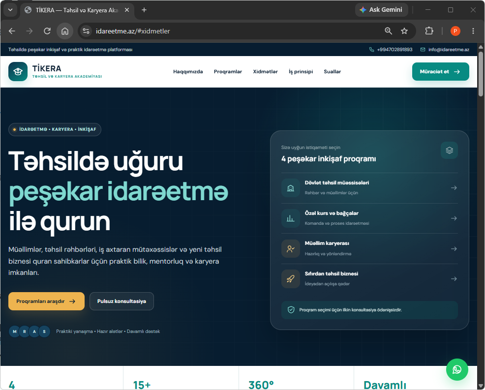 TİKERA - Təhsil və Karyera Akademiyası
