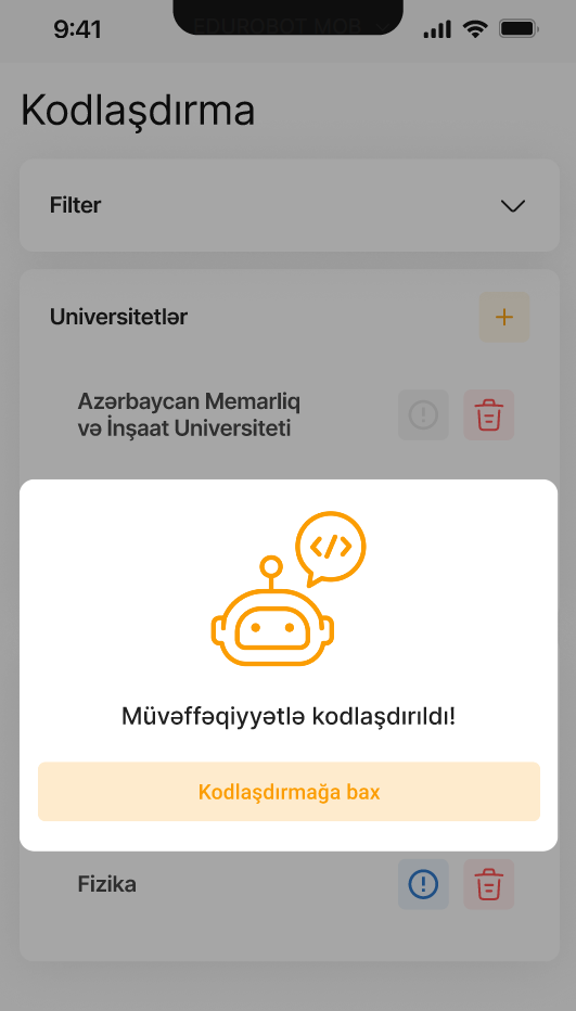 SmartAbituriyent - İxtisas seçimi 1 klikdə