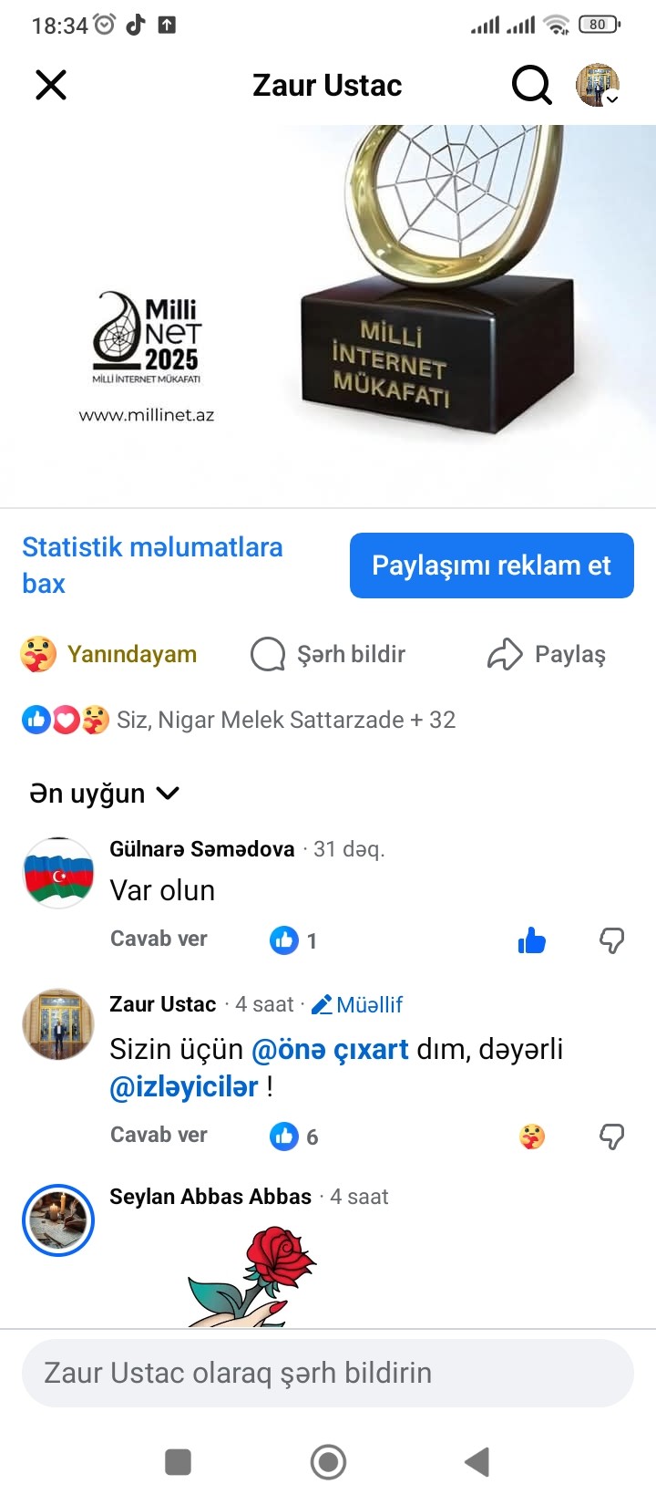 Yazarlara dəstək