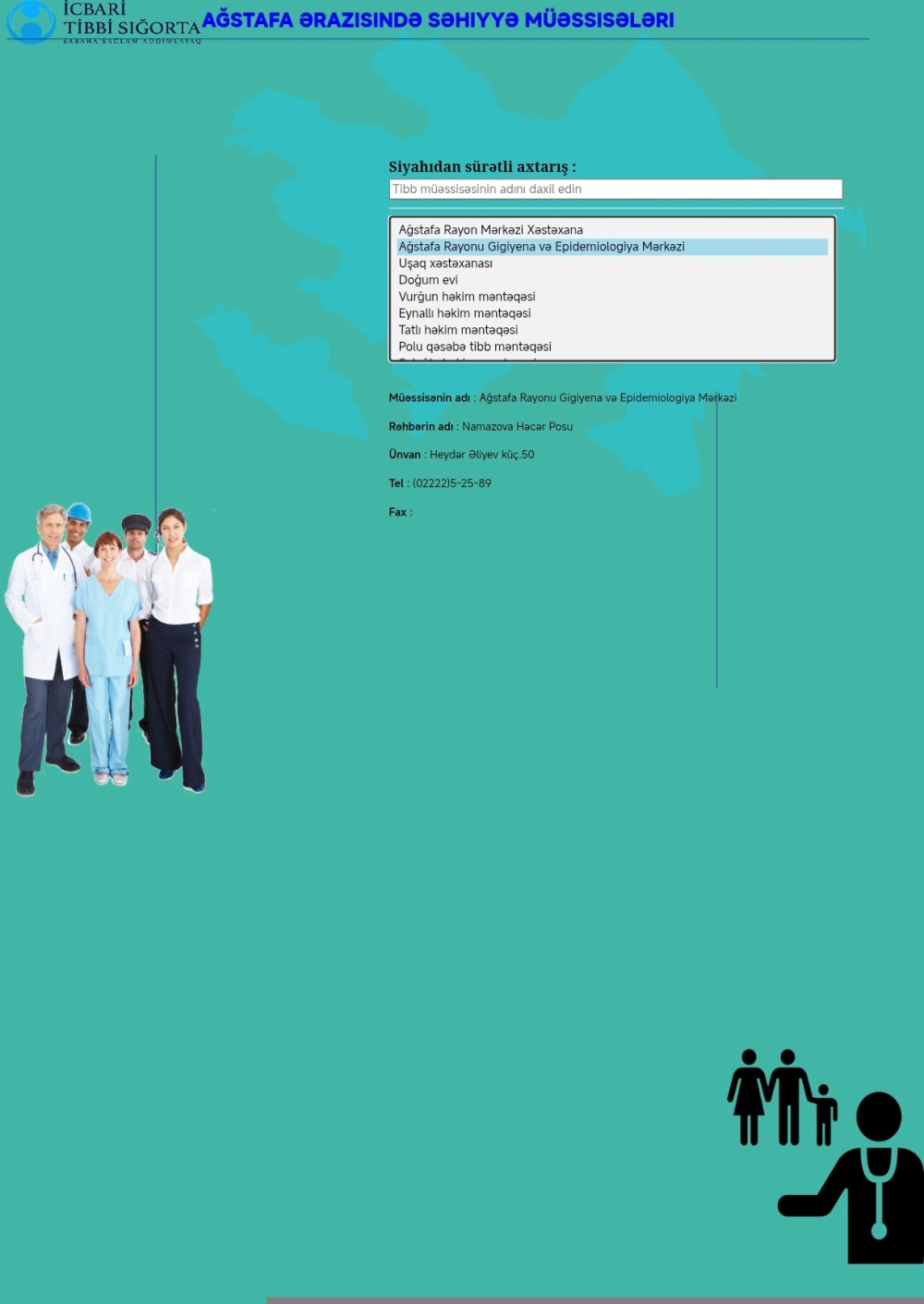 Tibb Dünyası - İnteraktiv Tibbi Xəritə