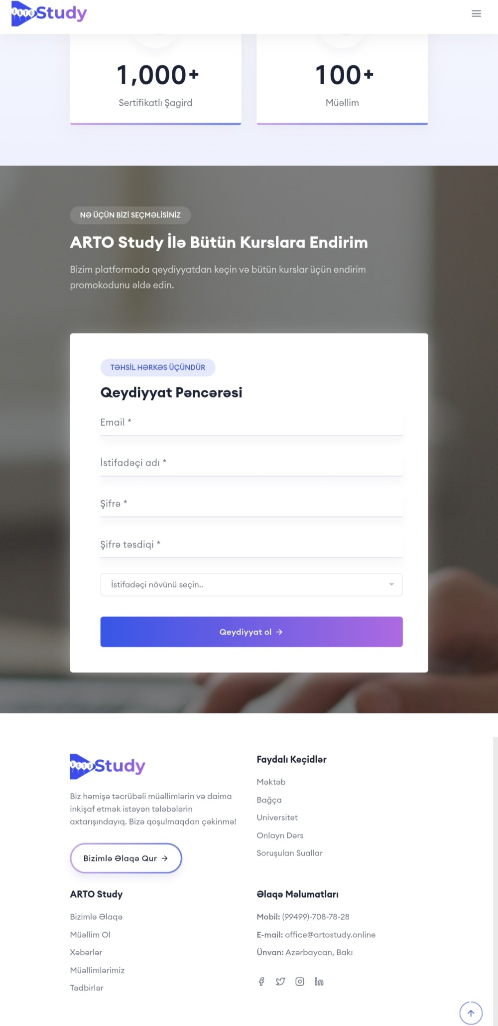 ARTO Study - Onlayn Dərs & Təhsil