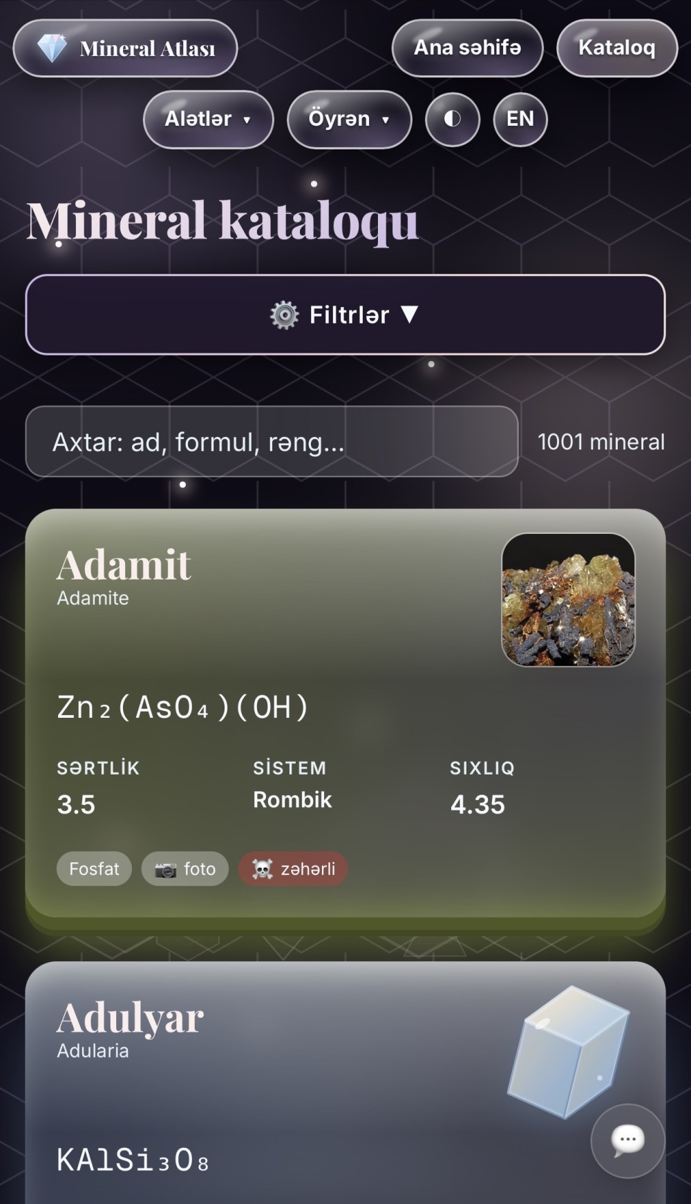 Minerallar atlası