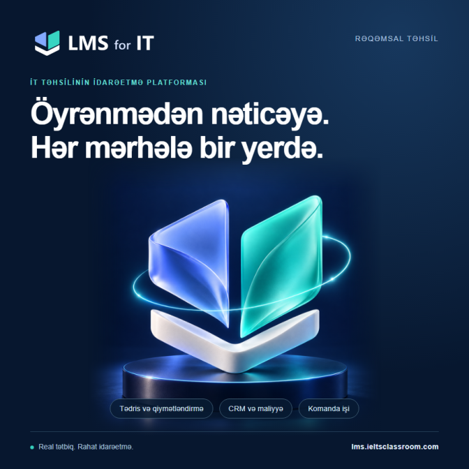 LMS for IT — İT təhsilinin idarəetmə platforması