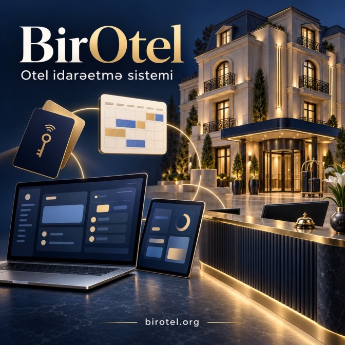 BirOtel.org — Otel idarəetmə sistemi (PMS)